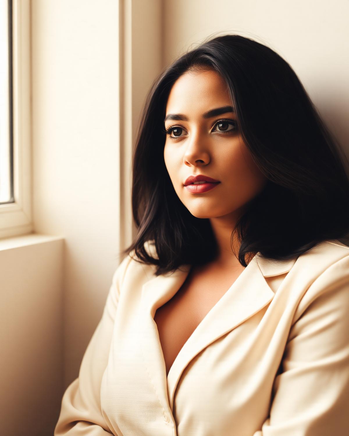 Retrato editorial de mujer