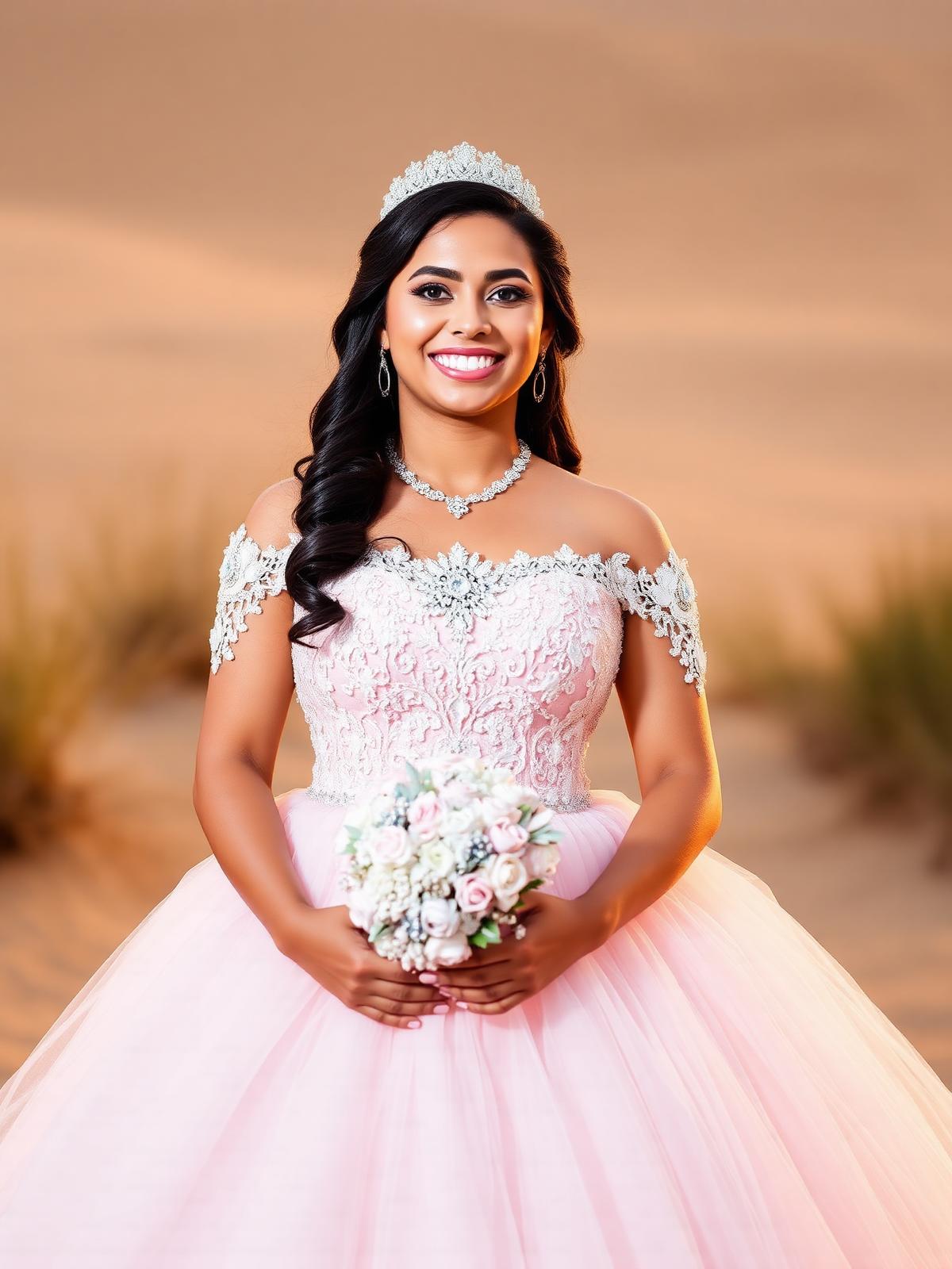 Quinceañera con tiara